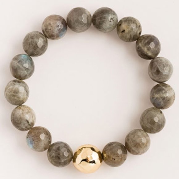 Gorjana Power Gemstone Labradorite Statement Bracelet - Picture 2 of 2